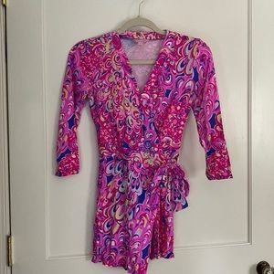Lilly Pulitzer romper size XS print Lilly’s lagoon